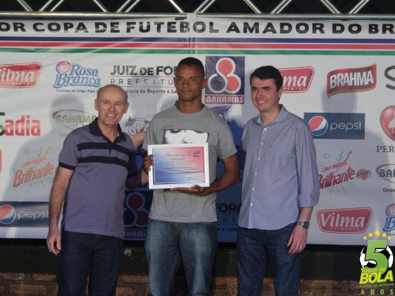 Marcus Vinícius Pinto de Oliveira, do Arsenal Mundo Novo: atleta-destaque da Copa Prefeitura Bahamas de Futebol Amador 2016