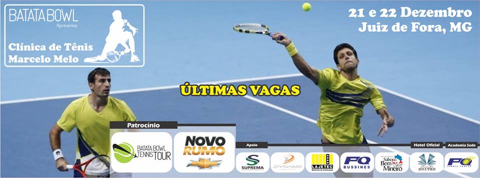 Read more about the article Juiz de Fora tem clínica de tênis com Marcelo Melo. Últimas vagas