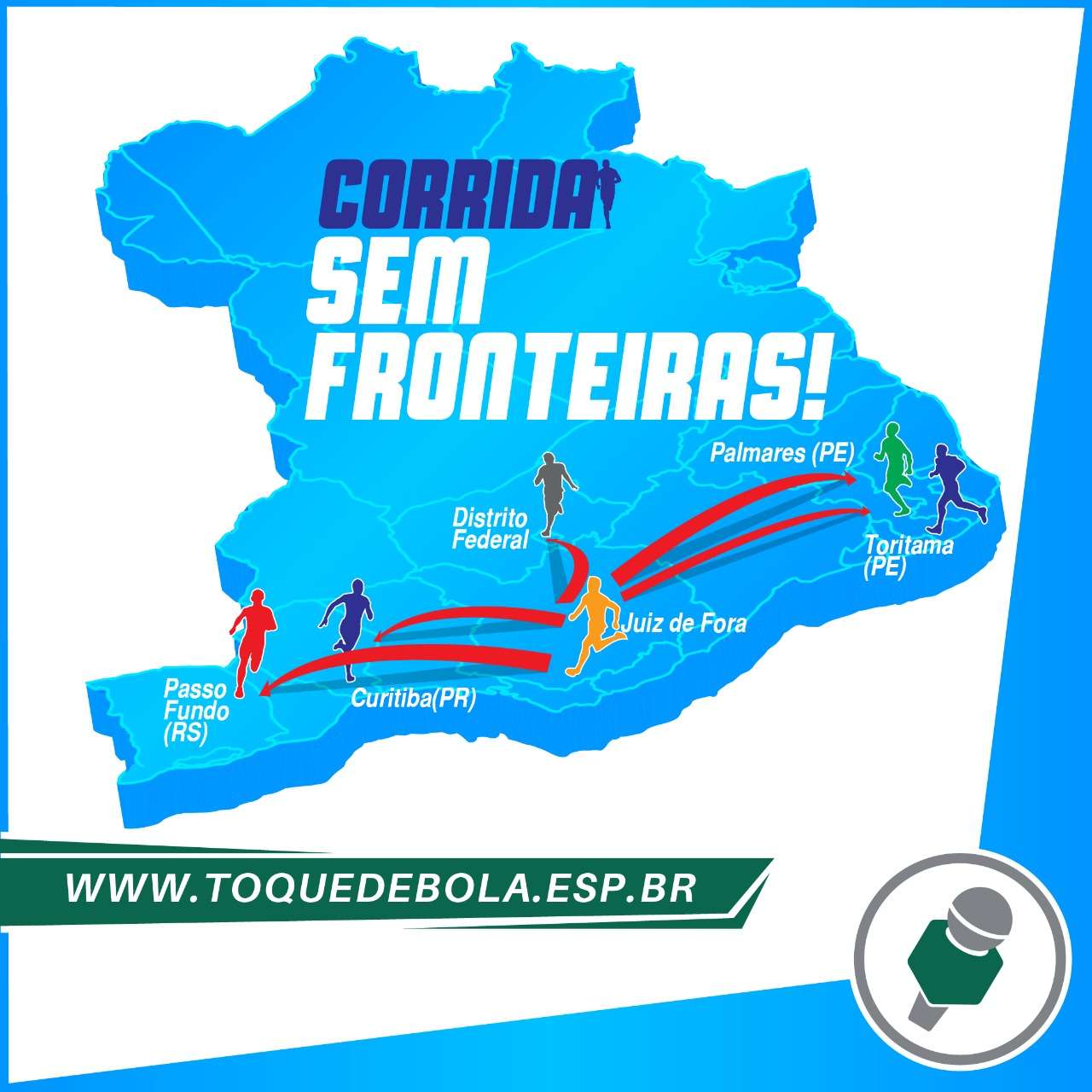 Read more about the article Fronteiras abertas: Corrida Virtual da SEL, de Pernambuco ao Rio Grande do Sul
